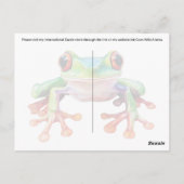 Hoppy Postcrossing 2 - Briefkaart (Achterkant)