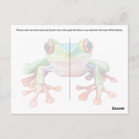 Hoppy Postcrossing 2 - Briefkaart (Achterkant)