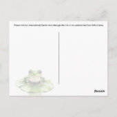 Hoppy Postcrossing - Briefkaart (Achterkant)