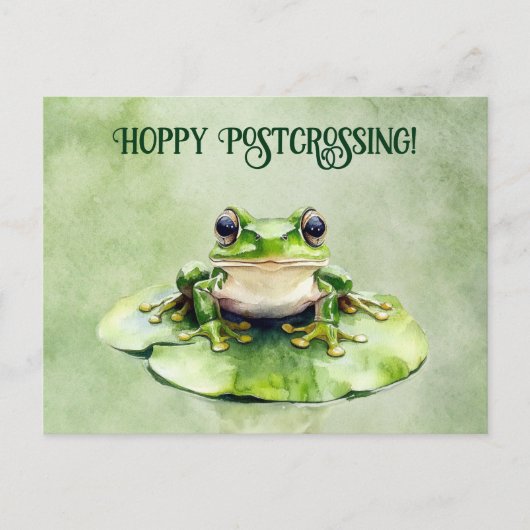 Hoppy Postcrossing - Briefkaart (Voorkant)