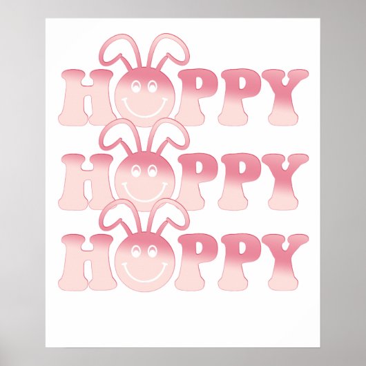 HOPPY, retro, vintage Poster (Voorkant)