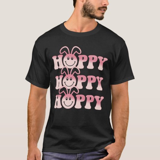HOPPY, retro, vintage T-shirt (Voorkant)
