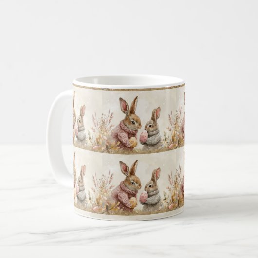 Hoppy Sips: Paashaas Bunny Mok ☕ (Voorkant links)