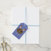Hoppy Spring Bunny Cadeaulabel (Met Touw)