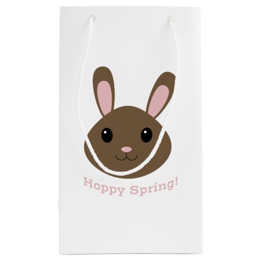 Hoppy Spring Bunny Klein Cadeauzakje (Achterkant)