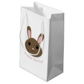 Hoppy Spring Bunny Klein Cadeauzakje (Achterkant Gekanteld)