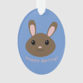 Hoppy Spring Bunny Ornament (voorkant)