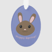 Hoppy Spring Bunny Ornament (achterkant)