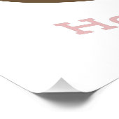 Hoppy Spring Bunny Perfect Poster (Hoek)