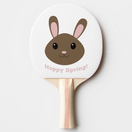 Hoppy Spring Bunny Tafeltennisbatje (Voorkant)