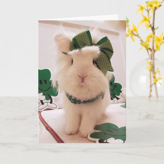 Hoppy St. Patrick's Day! Kaart (Gele Bloem)