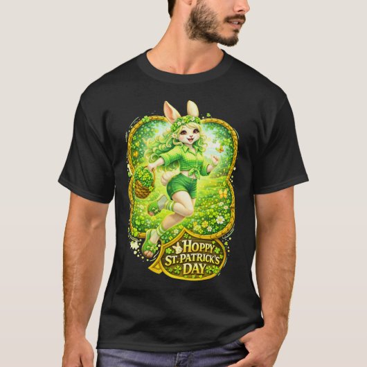 Hoppy St Patricks Day T-shirt (Voorkant)