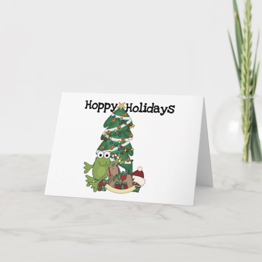 Hoppy T-shirts en de Giften van het Vakantie Feestdagen Kaart (Voorkant)