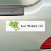 Hoppy the Happy Frog Bumpersticker (Op auto)