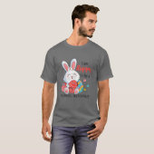 Hoppy to be Medical Assistant Bunny Easter Eggs St T-shirt (Voorkant volledig)