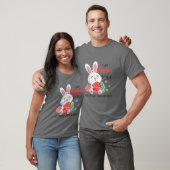 Hoppy to be Medical Assistant Bunny Easter Eggs St T-shirt (Unisex)