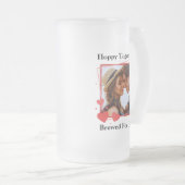 Hoppy Together gebrouwen voor liefde paar foto Matglas Bierpul (Voorkant rechts)