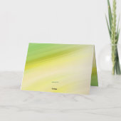 "Hoppy" Vaderdag Frog Top Hoed en Stropdas Design Kaart (Achterkant)