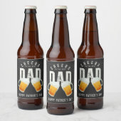Hoppy Vaderdag Gift Bier Etiket (Flessen)