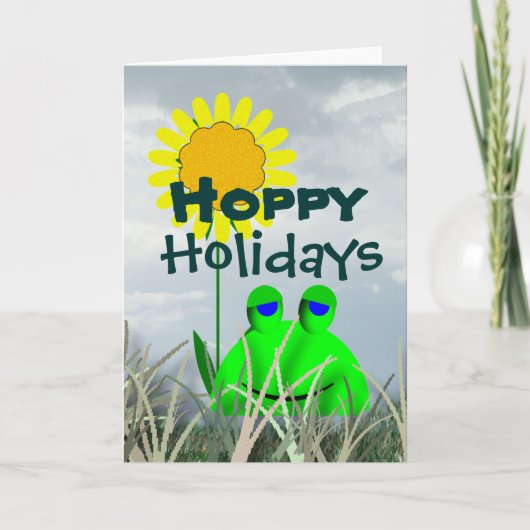 Hoppy Vakantie Feestdagen Kaart (Voorkant)
