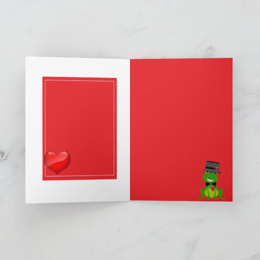 Hoppy Valentijn Feestdagen Kaart (Binnen)