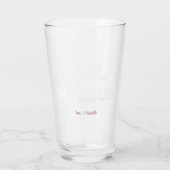 Hoppy Valentijn | Monogram voor hem Glas (Achterkant)