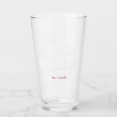 Hoppy Valentijn | Monogram voor hem Glas (Voorkant)