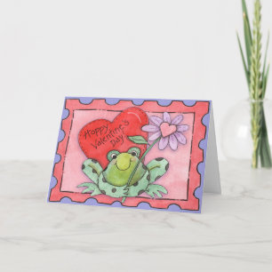 Hoppy Valentijnsdag - Wenskaart Feestdagen Kaart