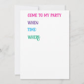 "HOPPY VERJAARDAG GENOT" KAART (Achterkant)