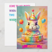 "HOPPY VERJAARDAG GENOT" KAART (Voorkant / Achterkant)