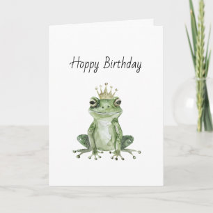Hoppy Verjaardag Groene Kikker Kaart
