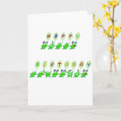 HOPPY VERJAARDAG KAART (Gele Bloem)