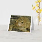 Hoppy Verjaardag Kaart (Gele Bloem)