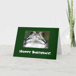 HOPPY VERJAARDAG VAN HET KUNSTWERK VAN DE KIKKER KAART