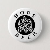 Hops Beer Ronde Button 5,7 Cm (Voorkant)