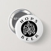 Hops Beer Ronde Button 5,7 Cm (Voorkant /achterkant)