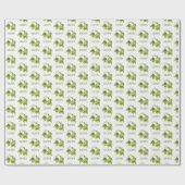 Hops Flowers and Leaves Design Wrapping Paper Cadeaupapier (Vlak)
