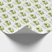 Hops Flowers and Leaves Design Wrapping Paper Cadeaupapier (Hoek)