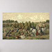 Hops Harvest 1857 Poster (Voorkant)