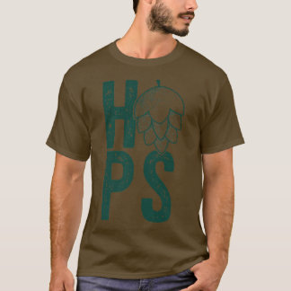 HOPS HOPS FLOWER Craft Beer Hops Drink thema T-shirt