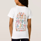 Hops & Joy Easter Shirt for Kids (Achterkant)
