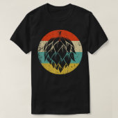 Hops Retro Style Craft Beer T-shirt (Design voorkant)