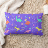 Hopscotch Dinosaur throw pillow Kussen (Deken)