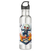 Hopscotch from Hell � Funny Demon Skull Waterfles (Voorkant)