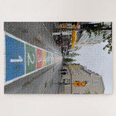 Hopscotch in het centrum van Reykjavik, IJsland Legpuzzel (Horizontaal)