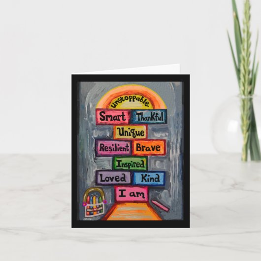 Hopscotch Inspiration Game Sticker Kaart (Voorkant)