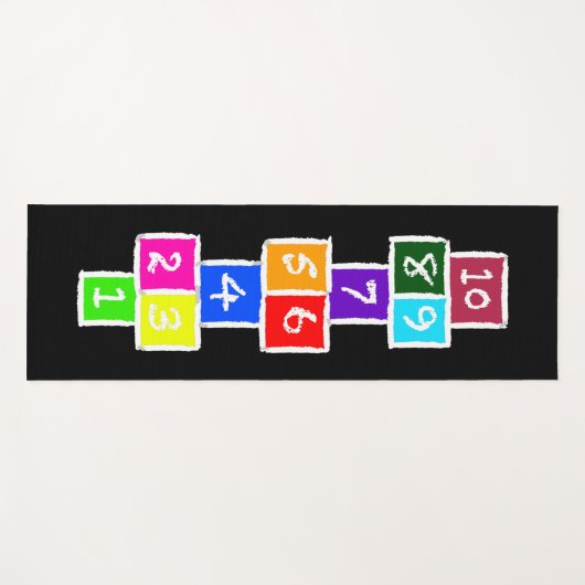 Hopscotch Yoga Mat (Voorkant (horizontaal))