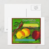 Hopson's Apple Crate LabelMilton, WA Briefkaart (Voorkant / Achterkant)