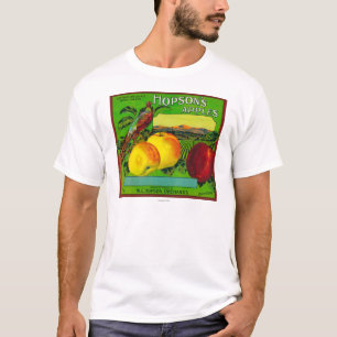 Hopson's Apple Crate LabelMilton, WA T-shirt