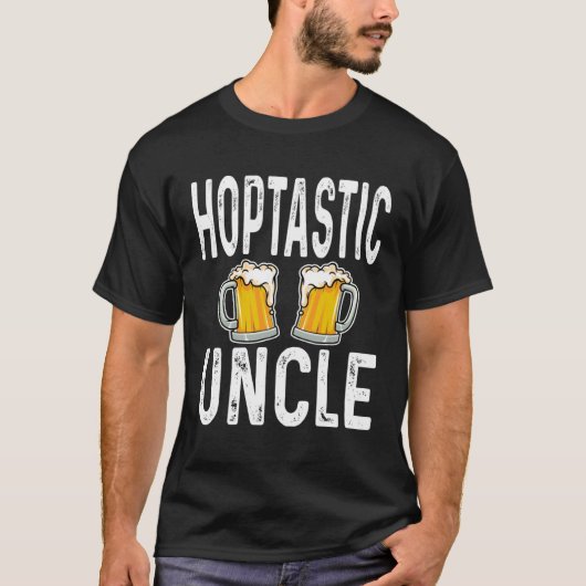 Hoptastic Oom Grappig Bier Liefhebber Drinker Home T-shirt (Voorkant)